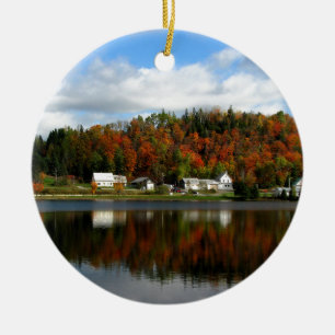 Joes Teich - Danville, Vermont Keramik Ornament