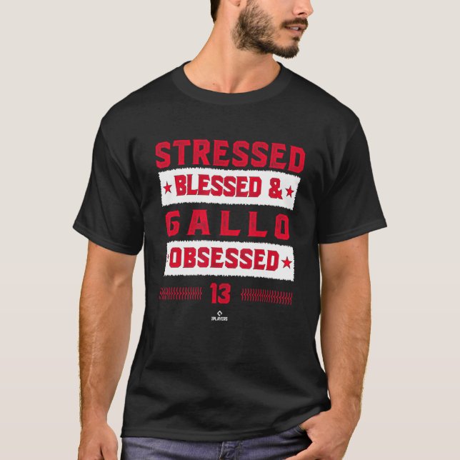 Joey Gallo besessegnete New York Baseball Player T-Shirt (Vorderseite)