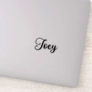 Joey Name - Handgeschriebene Kalligrafie Aufkleber
