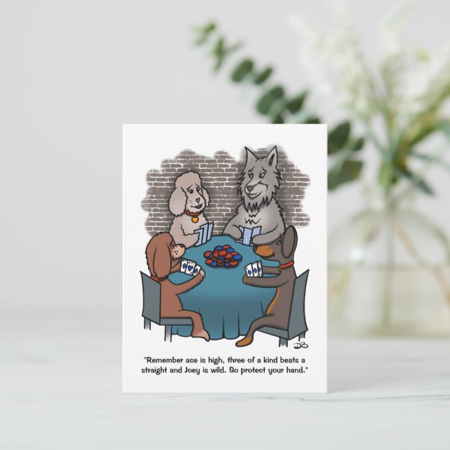 Joey Postkarte (Stehend Vorderseite)