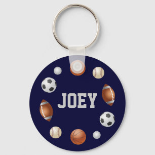 Joey World of Sports Key Chain - Blue Schlüsselanhänger