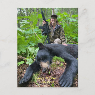 Joey's BIG Alaskan Bear Postkarte