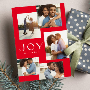 Jofünf Foto Collage moderne Weihnachtszeit Feiertagskarte