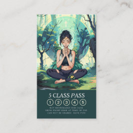Joga Meditation Reiki Instructor Class Pass Treuekarte