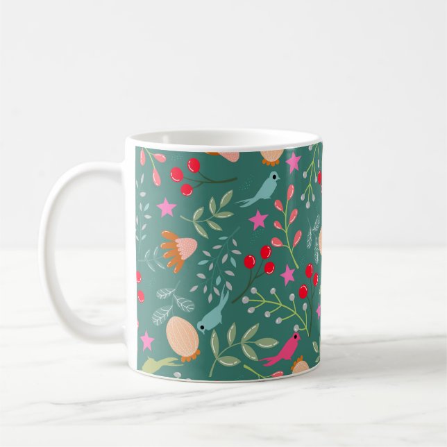 Jogeln Weihnachtsgrün Kaffeetasse (Links)