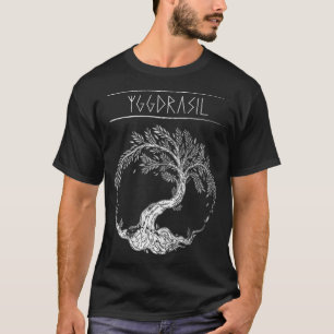 Joggdrasil Baum Viking Valhalla Odin Design T-Shirt