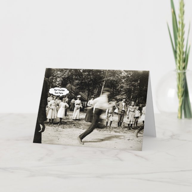 Joggen "Boy in Motion Running Race" Karte (Vorderseite)