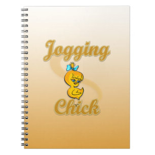 Joggen Chick Notizblock