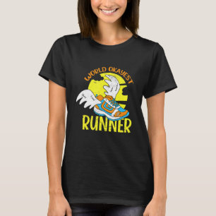 Joggen Jogger Läufer Marathon 42 km 3 T-Shirt