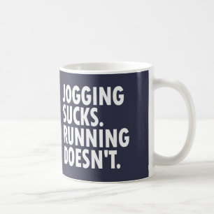 Joggen . Laufen ist nicht. Tasse