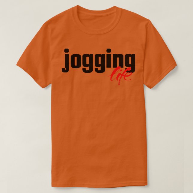 Joggen Life Jog Runner T-Shirt (Design vorne)