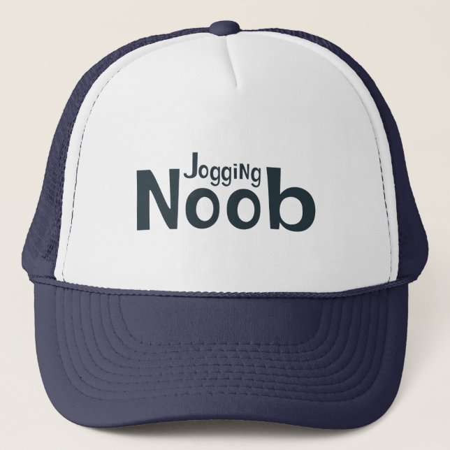 Joggen noob truckerkappe (Vorderseite)