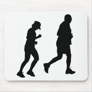 Joggen Silhouette Mousepad