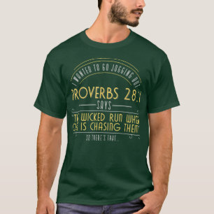 Joggen Workout Bibel Verse Fitness Gym Christlich T-Shirt