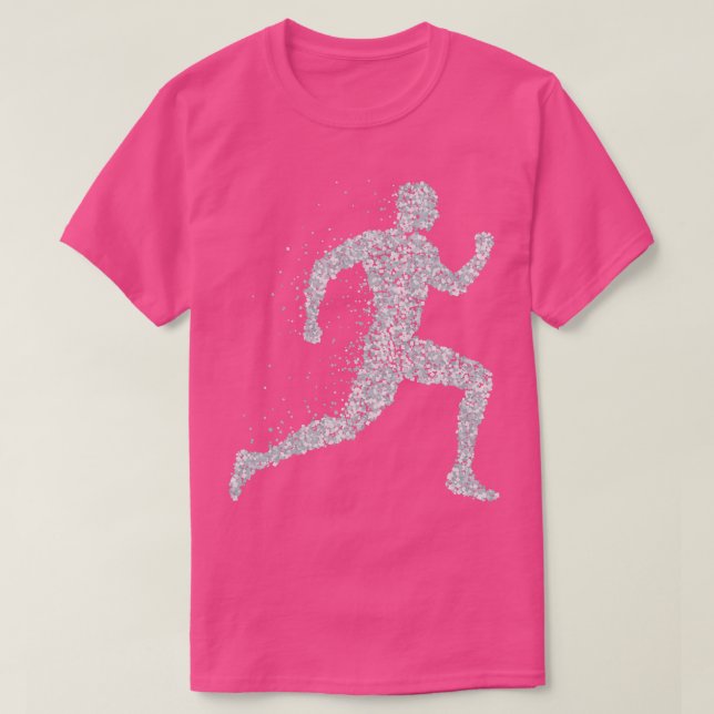 Jogger Runner Marathon Runner Laufgruppe T-Shirt (Design vorne)