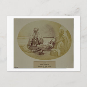 Jogis oder Schlangenwirte, Hindus in der unteren K Postkarte