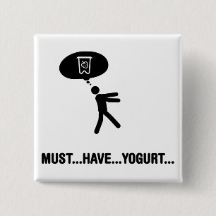 Jogurt-Liebhaber Button