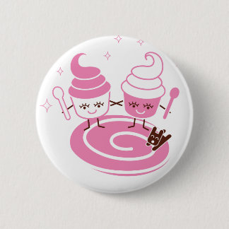 Jogurt-Schwester-Knopf Button
