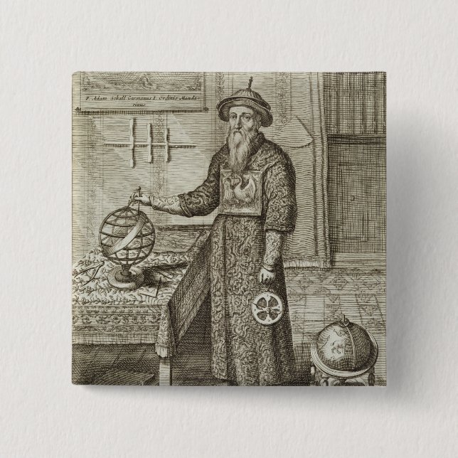 Johann Adam Schall von Bell (1591-1666) von 'Chin Button (Vorderseite)