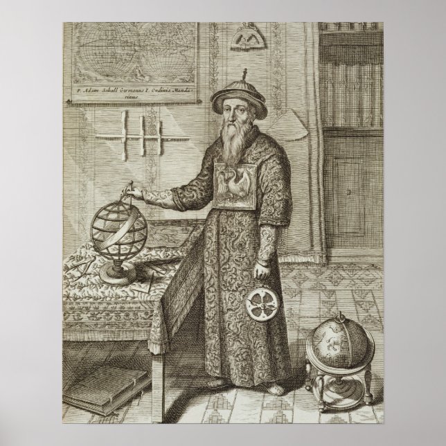 Johann Adam Schall von Bell (1591-1666) von 'Chin Poster (Vorne)