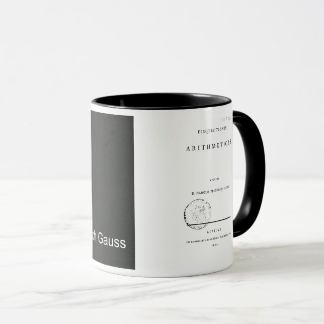 Johann Carl Friedrich Gauss Tasse (VorderseiteRechts)