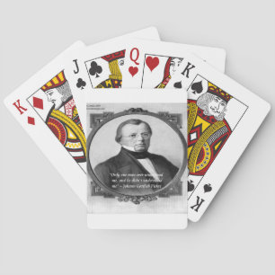Johann Fichte "Missverstandenes Zitat" Spielkarten