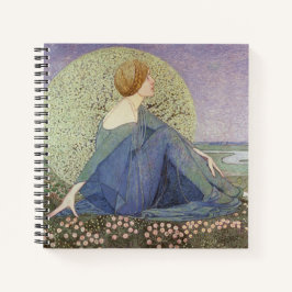 Johann Heinrich Vogeler Beautiful Woman Notizbuch