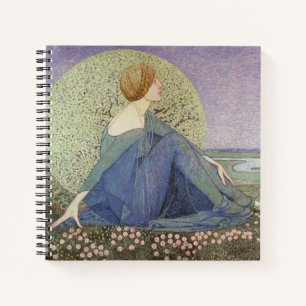 Johann Heinrich Vogeler Beautiful Woman Notizbuch