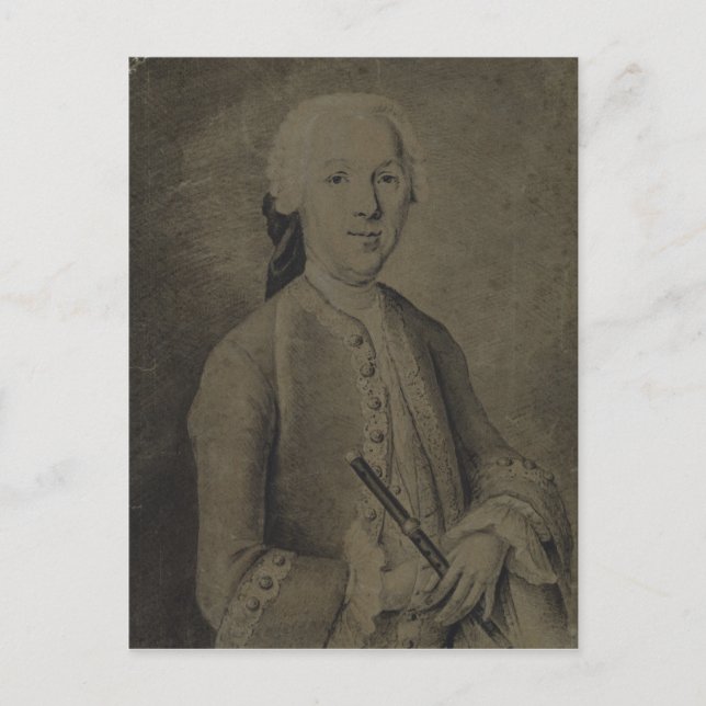 Johann Joachim Quantz Postkarte (Vorderseite)
