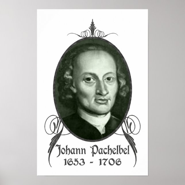 Johann Pachelbel Poster (Vorne)