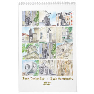 Johann Sebastian Bach Denkmäler 2027, Ein Komponis Kalender