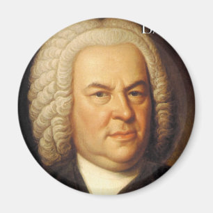 Johann Sebastian Bach-Einzelteile Magnet