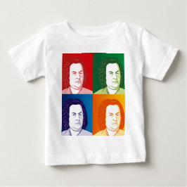 Johann Sebastian Bach im Cartoon Stil Baby T-shirt
