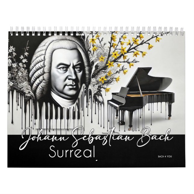 Johann Sebastian Bach Portraits: Surreal Kalender (Titelbild)