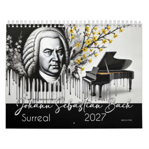 Johann Sebastian Bach Porträts: Surreal Kalender