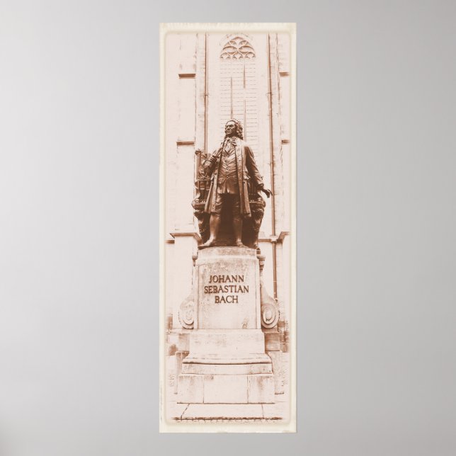 Johann Sebastian Bach Poster (Vorne)