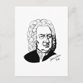 Johann Sebastian Bach Postkarte