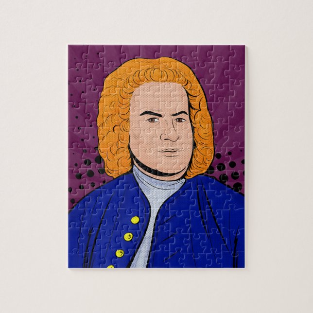 Johann Sebastian Bach Puzzle (Vertikal)