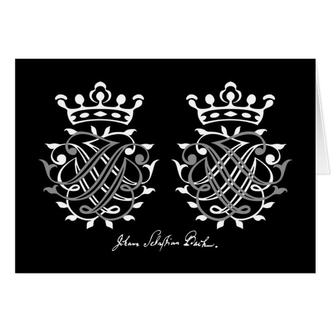 Johann Sebastian Bach Siegel (Vorderseite (Horizontal))