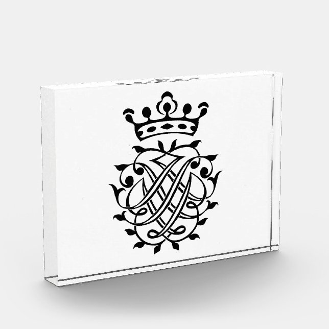 Johann Sebastian Bach Siegel Wappen Monogram Insig Fotoblock (Links)