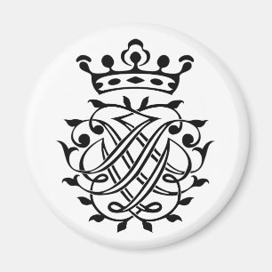 Johann Sebastian Bach Siegel Wappen Monogram Insig Magnet