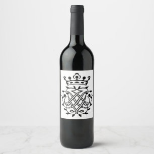 Johann Sebastian Bach Siegel Wappen Monogram Insig Weinetikett