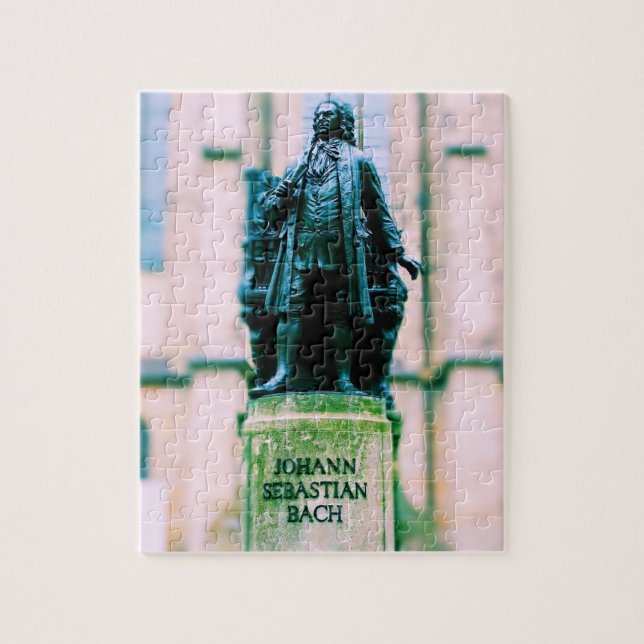 Johann Sebastian Bach-Statue - 8x10 - PC 110 Puzzle (Vertikal)