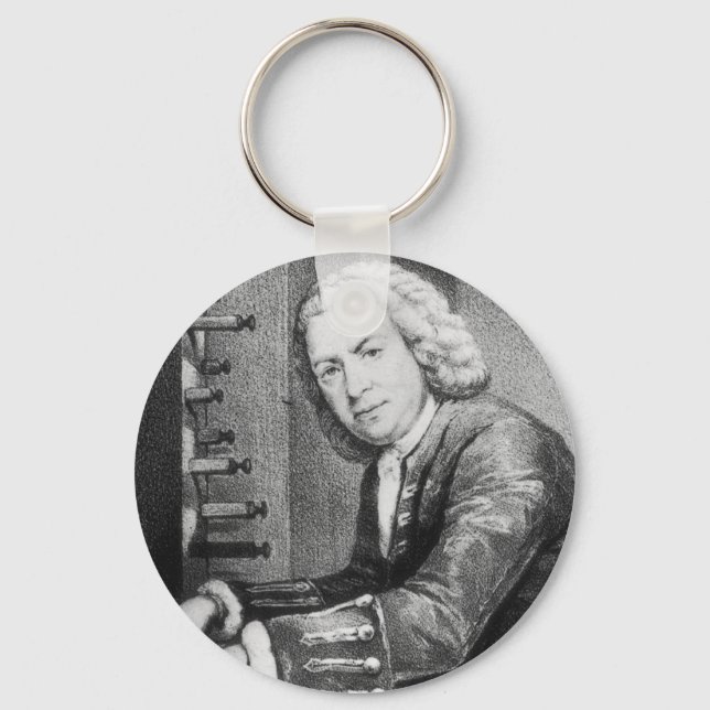 Johann Sebastian Bach Stuff Schlüsselanhänger (Vorderseite)