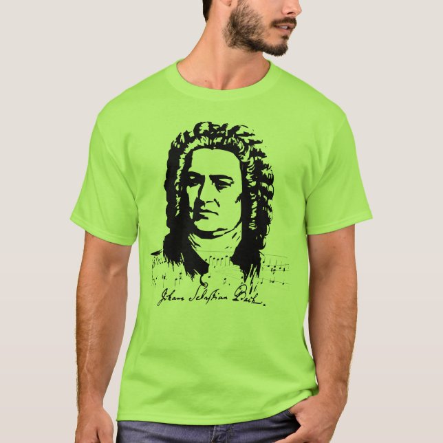 JOHANN SEBASTIAN BACH T-Shirt (Vorderseite)