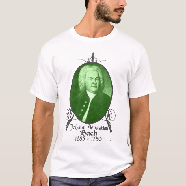 Johann Sebastian Bach T-Shirt (Vorderseite)