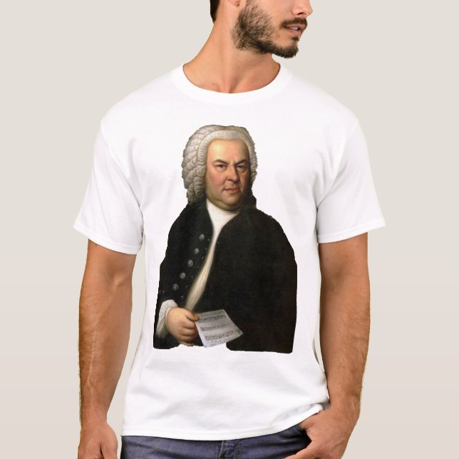 Johann Sebastian Bach T-Shirt (Vorderseite)