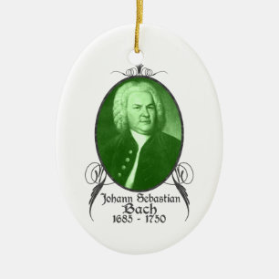 Johann Sebastian Bach-Verzierung Keramik Ornament