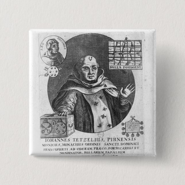 Johann Tetzel Button (Vorderseite)