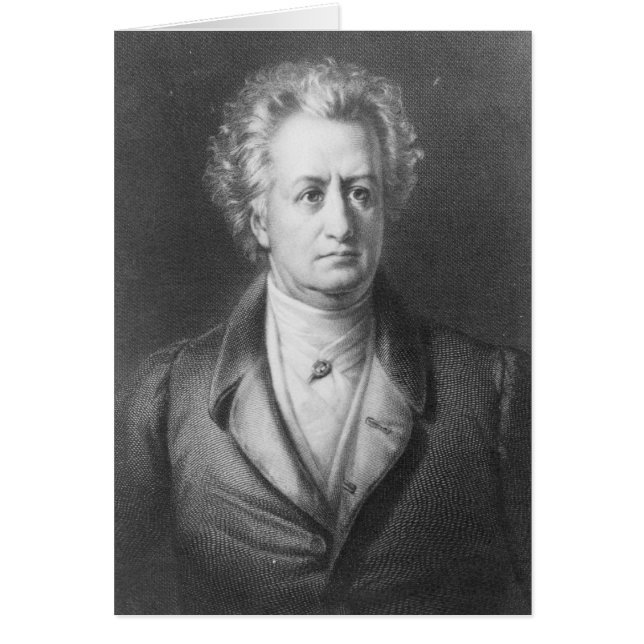 Johann Wolfgang Goethe (Vorne)